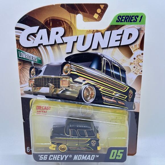 Car Tuned Series 1 1956 Chevy Nomad #05 Black New - Picture 1 of 2
